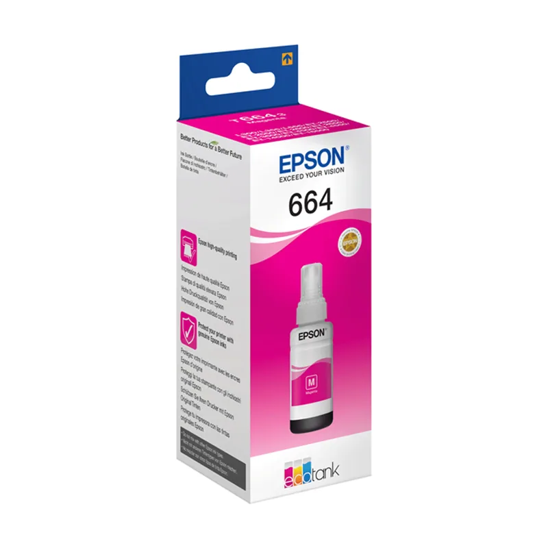 Epson Botella de tinta T6643 EcoTank