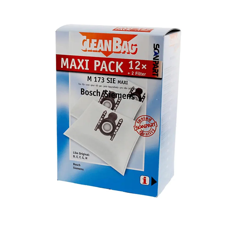 Scanpart Bolsas de aspirador Maxipack M 173 Sie