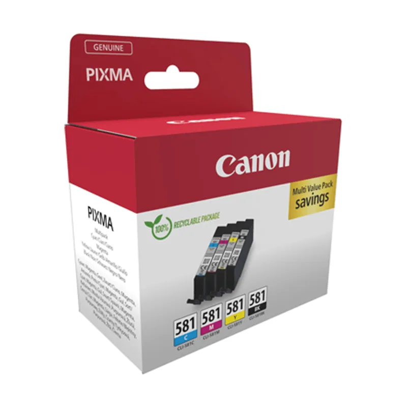 Canon Cartucho de tinta CLI-581 C/M/Y/BK