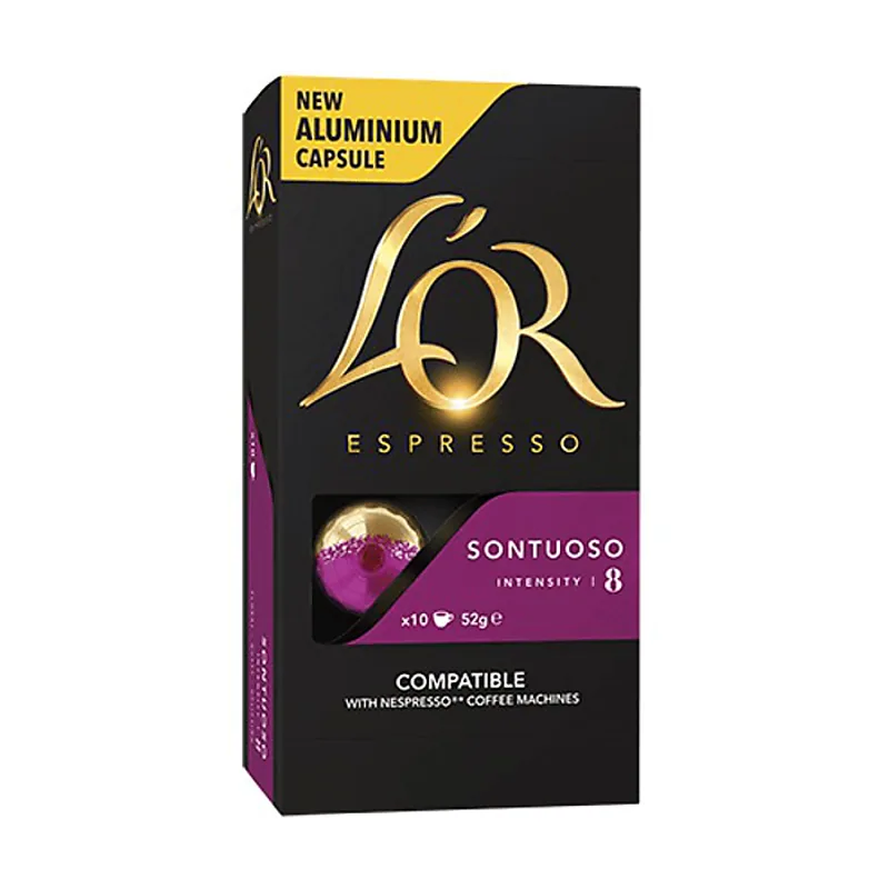 LOr Cápsulas monodosis Espresso Sontuoso 08