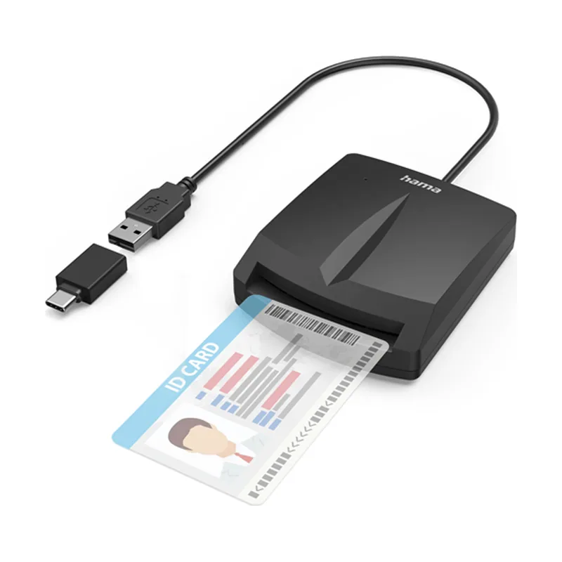 Hama Lector de tarjetas Con chip "Single"