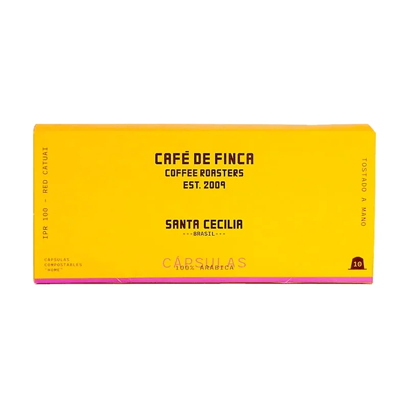 Cafe DE Finca Cápsulas monodosis Brasil Santa Cecilia