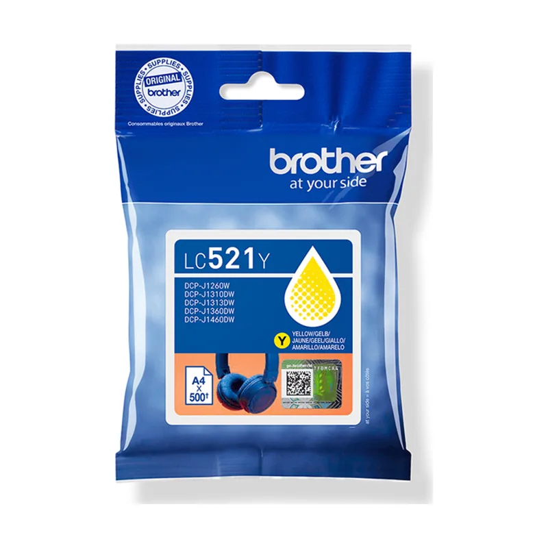 Brother Cartucho de tinta LC521Y