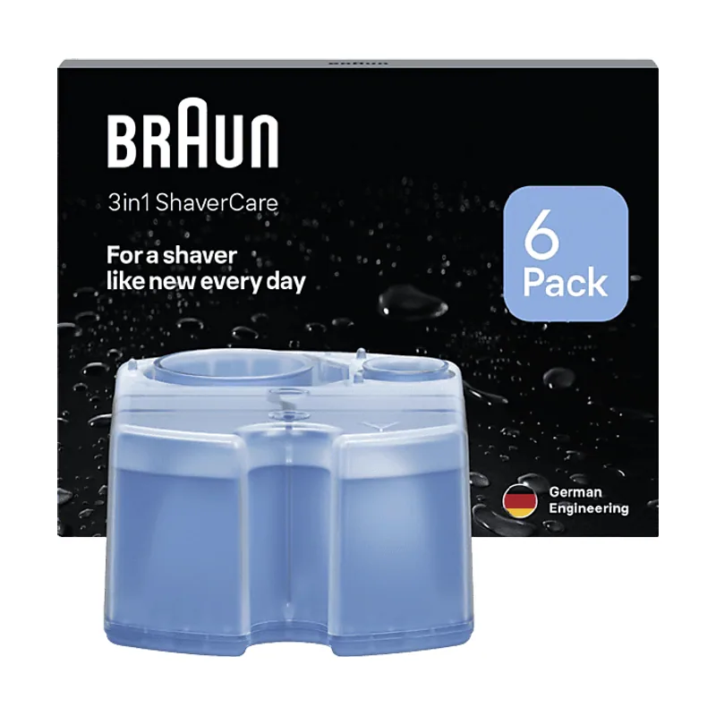 Braun Accesorio afeitadora cartuchos de limpieza ShaverCare 3 en 1 para SmartCare Center