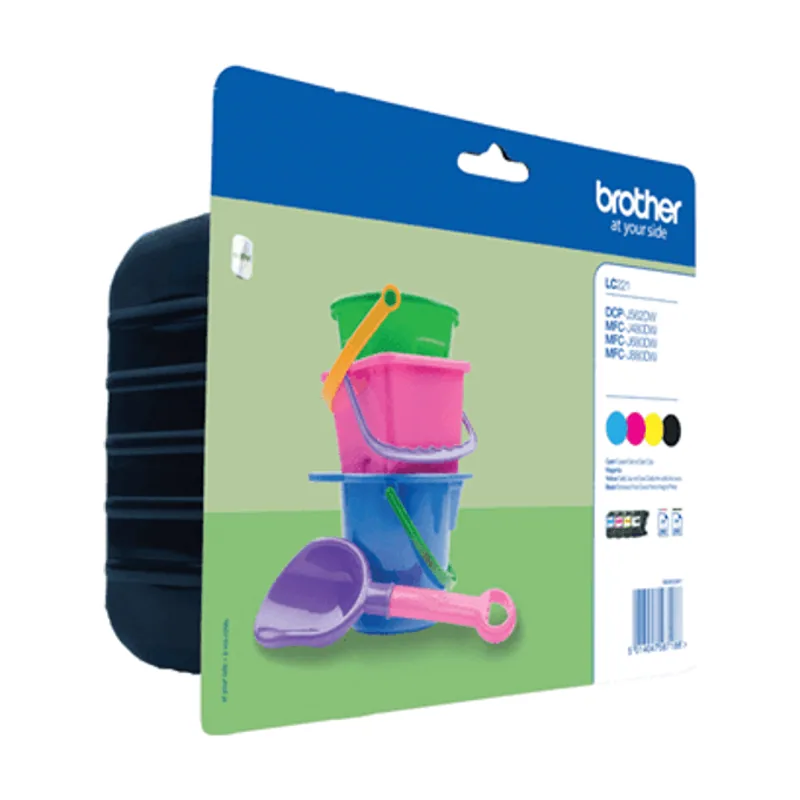 Brother Cartucho de tinta Lc221Valbp_Pack4