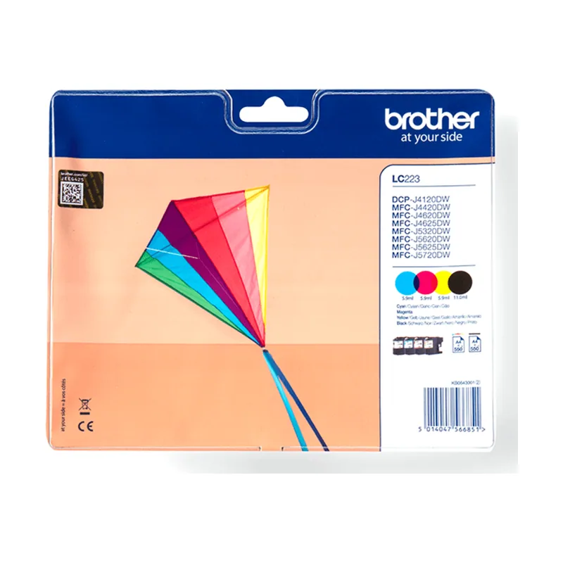 Brother Cartucho de tinta LC223VALBP