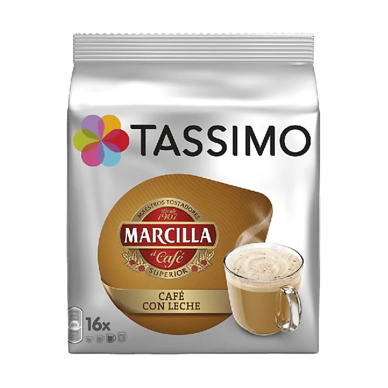 Tassimo Cápsulas monodosis Marcilla Café con Leche