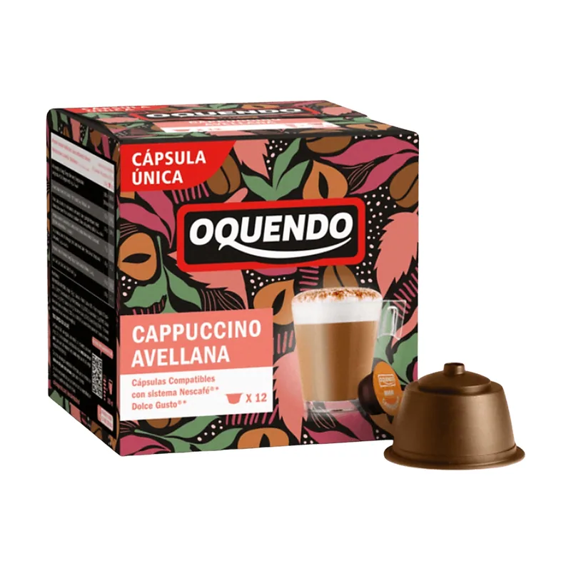 Oquendo Cápsulas monodosis Cappuccino Avellana