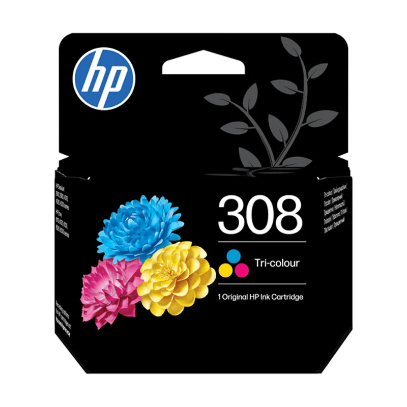 HP Cartucho de tinta 308 tricolor