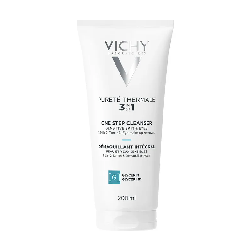 Vichy PURETÉ THERMALE desmaquillante Integral 3 en 1 leche limpiadora + tónico + desmaquillante 200 ml