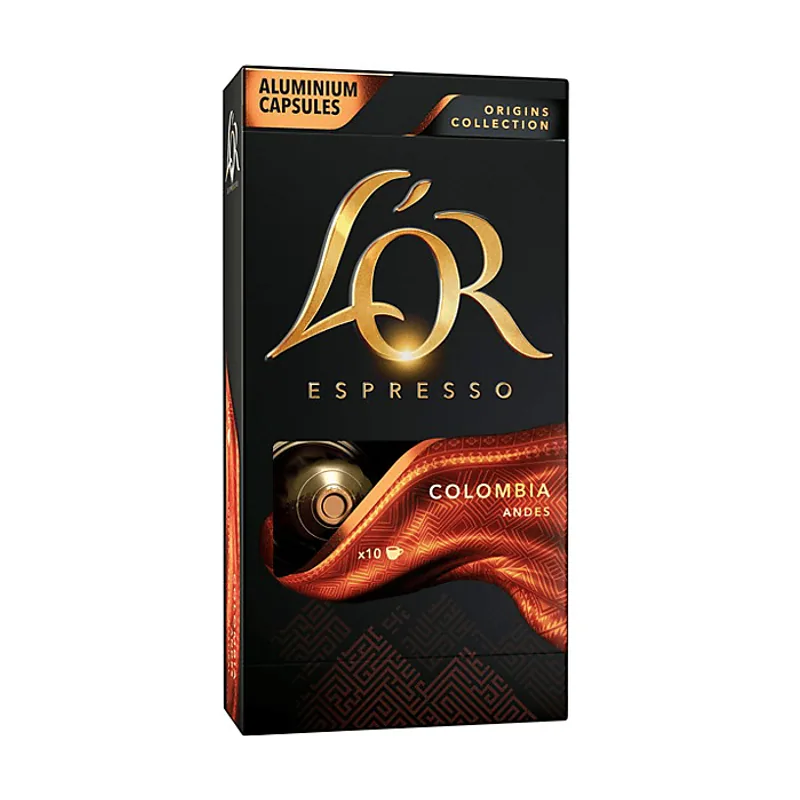 LOr Cápsulas monodosis ESPRESSO Colombia Andes