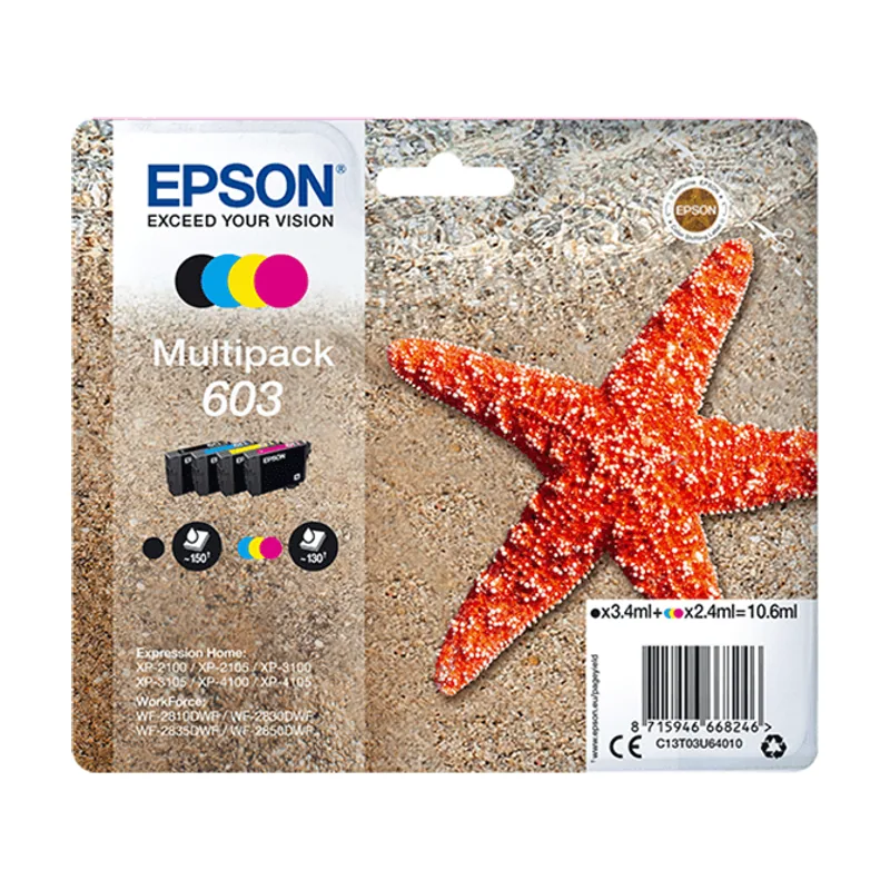Epson Cartucho de tinta Multipack 4 Colores 603 Ink