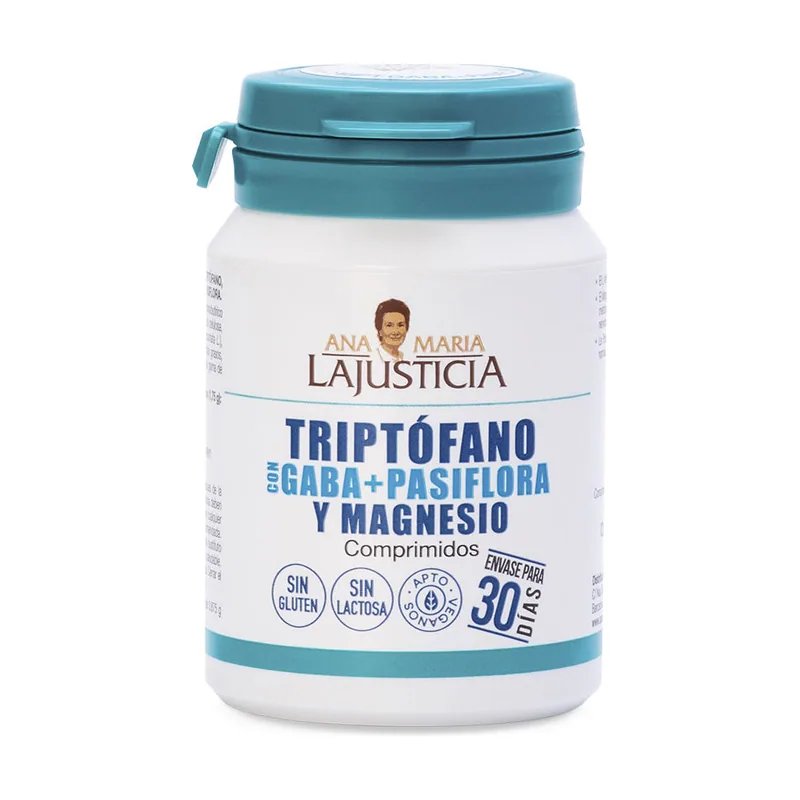 ANA Maria Lajusticia TRIPTOFANO CON GABA + PASIFLORA Y MAGNESIO 60 comprimidos