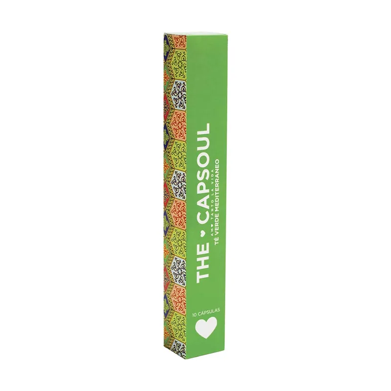 The Capsoul CÁPSULAS TÉ verde mediterraneo cápsulas compatibles Nespresso 10 u