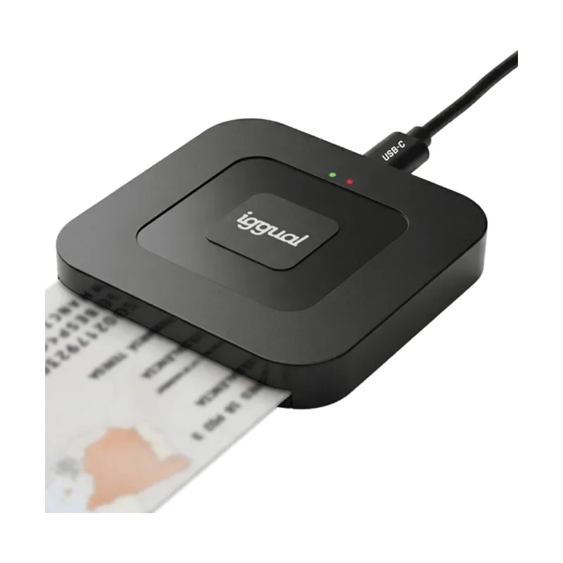 Iggual Lector DNI SIP tarjetas ID USB-A