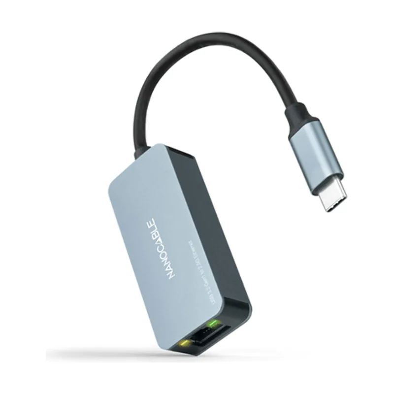 Nanocable + CONVERSOR USB-C 3.2 GEN1 ETHERNET