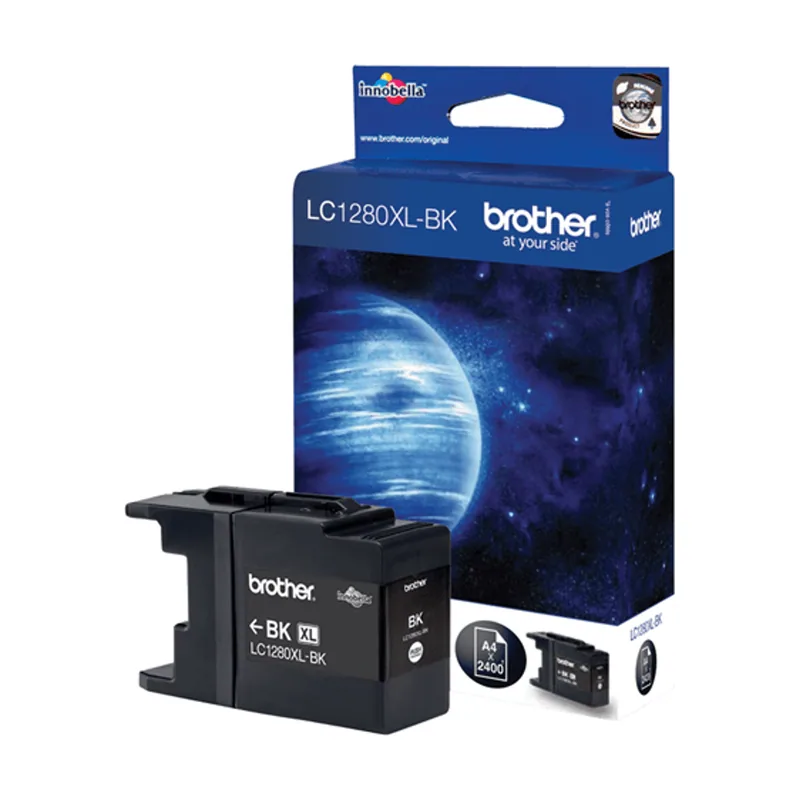 Brother Tinta LC-1280XLBK Negro Alta Capacidad 2.400PAG