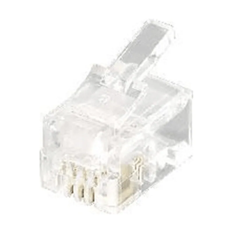 Equip KIT 100 Conectores RJ11 4P4C 121111