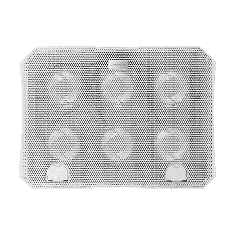 Mars Gaming Base DE Refrigeracion Para Portatiles MNBC23W CON Soporte DE MOVIL/TABLET 6XFANS