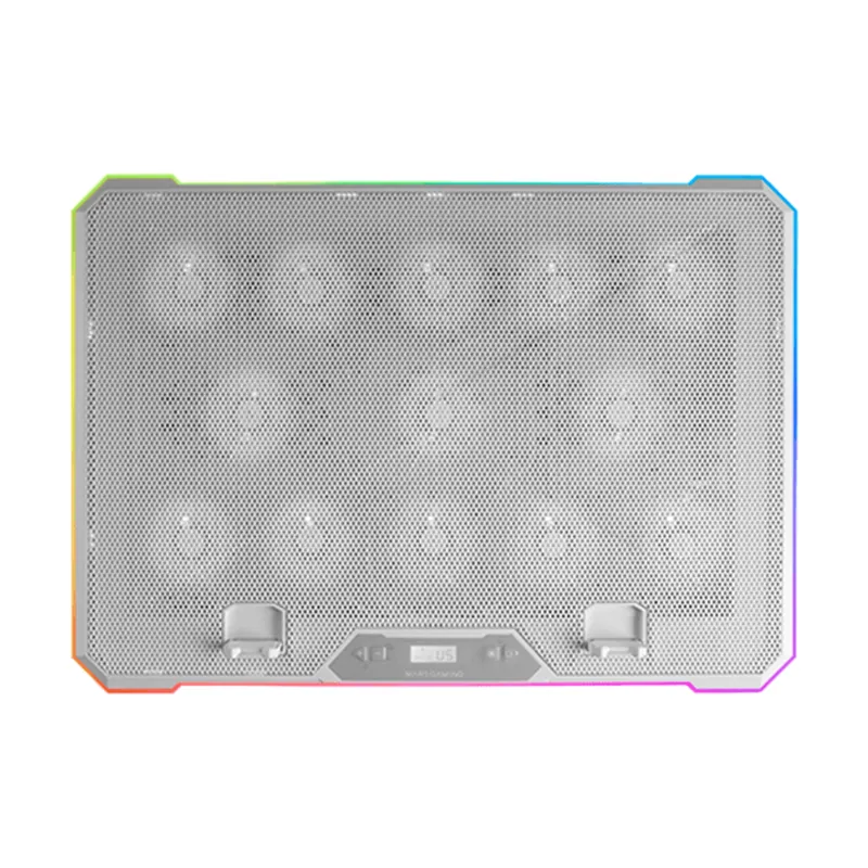 Mars Gaming Base DE Refrigeracion Para Portatiles MNBC13W CON Soporte DE MOVIL/TABLET 13XFANS
