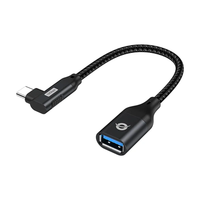 Conceptronic Adaptador USB-C ABBY19B A 1xUSB-A 3.2 10 Gbps Hembra OTG Angulo DE 90º