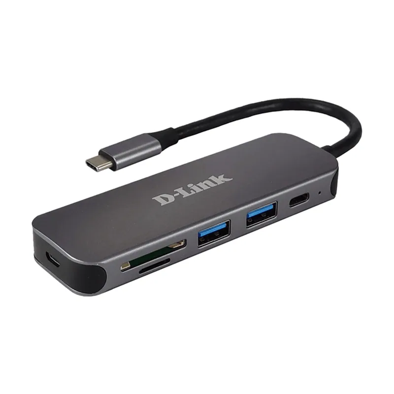 D-Link DUB-2325 5-in-1 USB-C Hub Card Reader