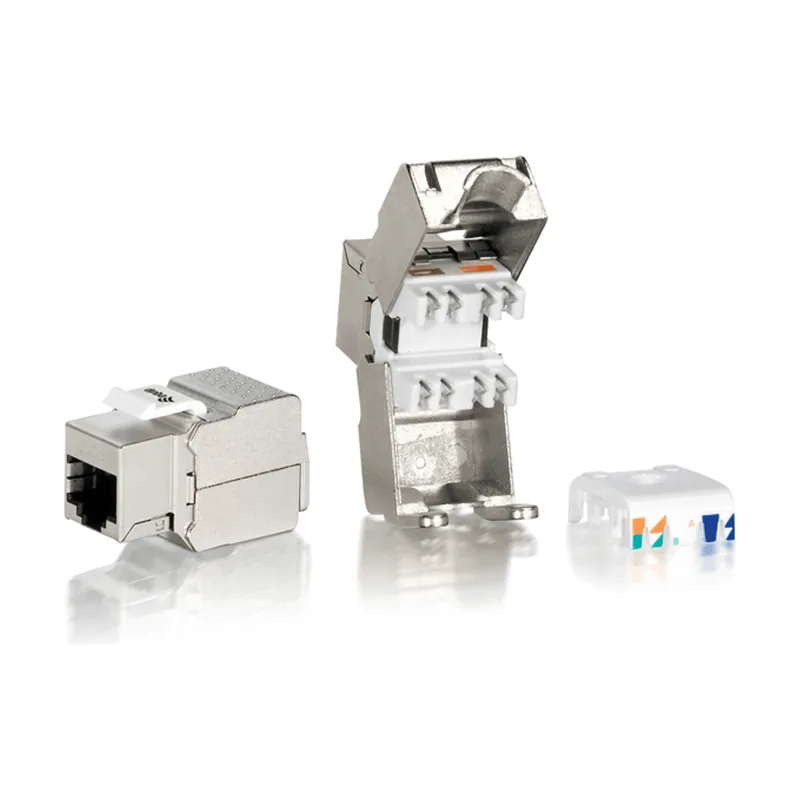 Equip KIT 8 Conector Hembra RJ45 FTP CAT6 Panel Keystone Tool Free