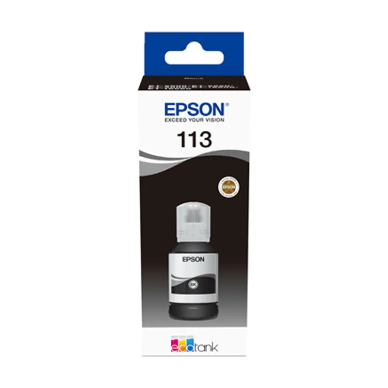 Epson Consumible Negro Botella Ecotank 113