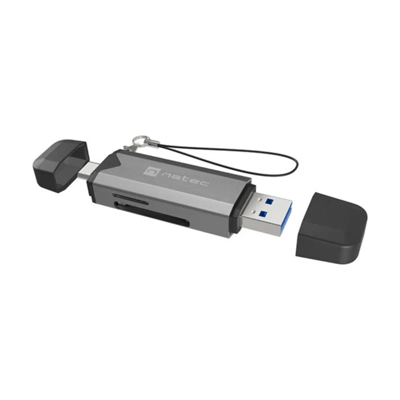 Natec Genesis Tarjetas Natec Scarab 3 USB 3.1 GEN 1 USB-A + USB-C SD/MICRO SD