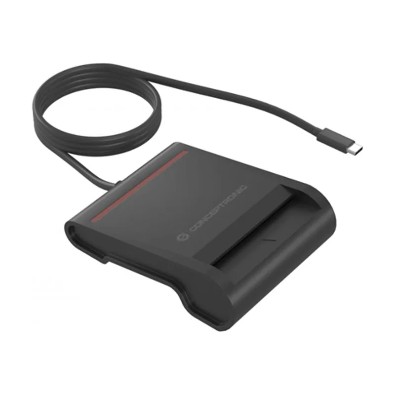 Conceptronic Card Reader Externo USB-C Lector DNIe 4.0 E Y eID SCR01BC