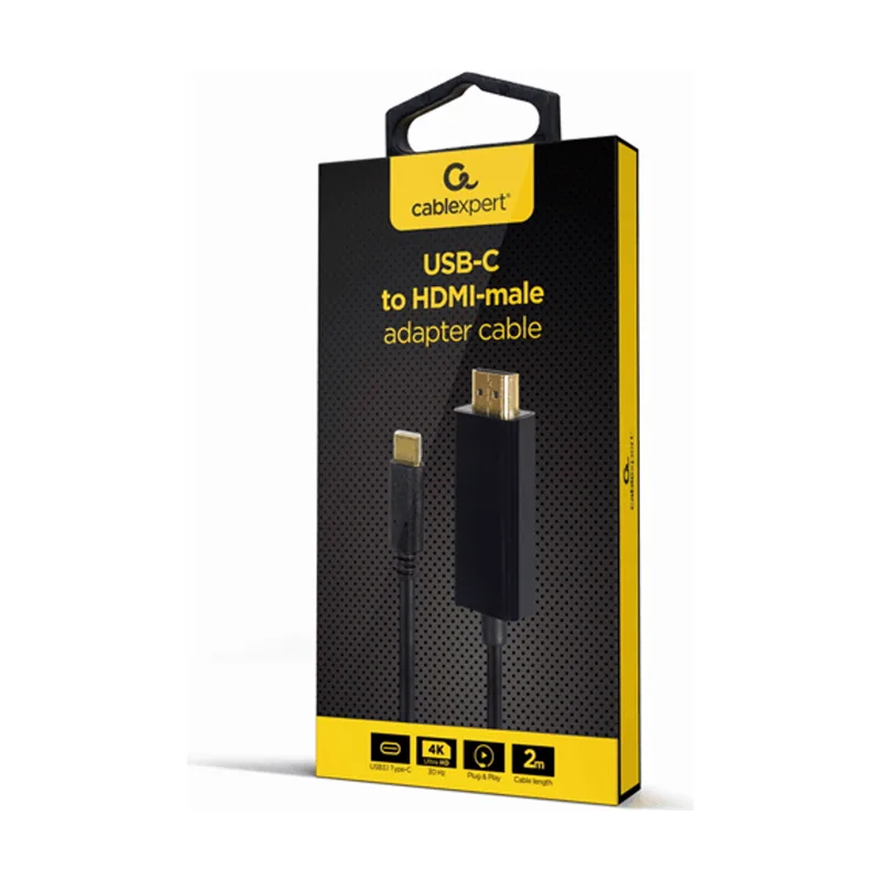 Gembird Adaptador USB-C Macho A HDMI-MACHO 4K 30HZ 2 M