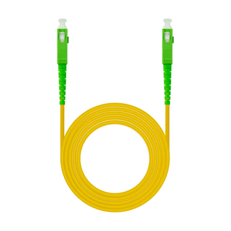 Nanocable Cable fibra SC/APC LSZH Amarillo 1m