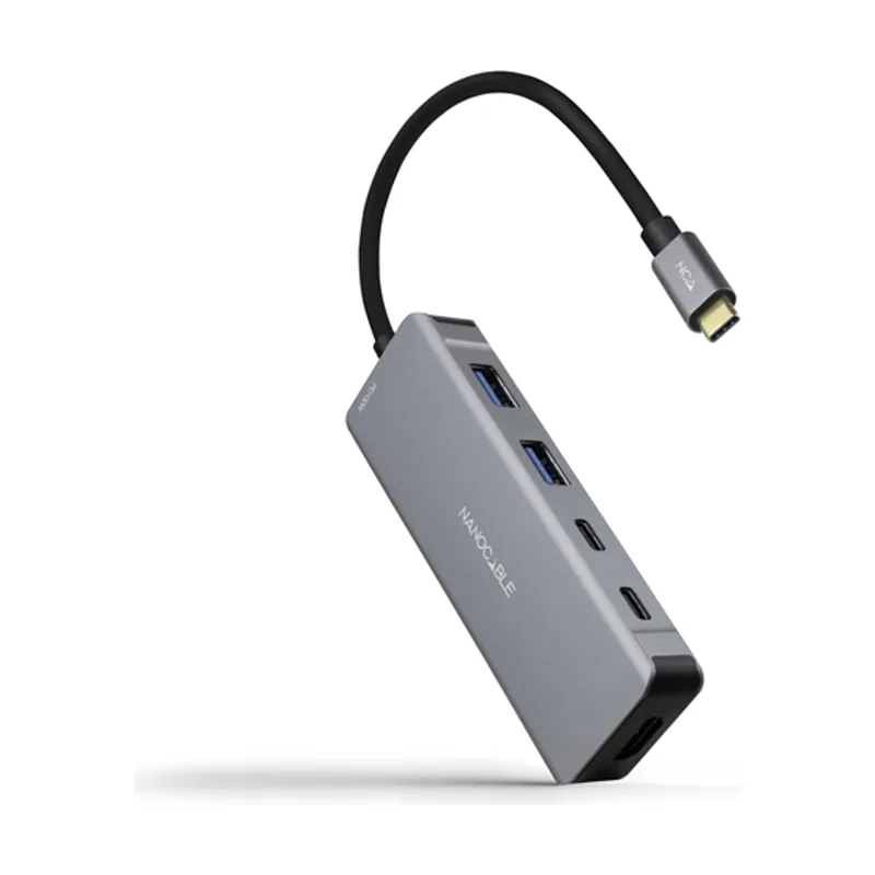 Nanocable Hub USB-C 2xUSB-A+2xUSB-C+HDMI+USB-C PD