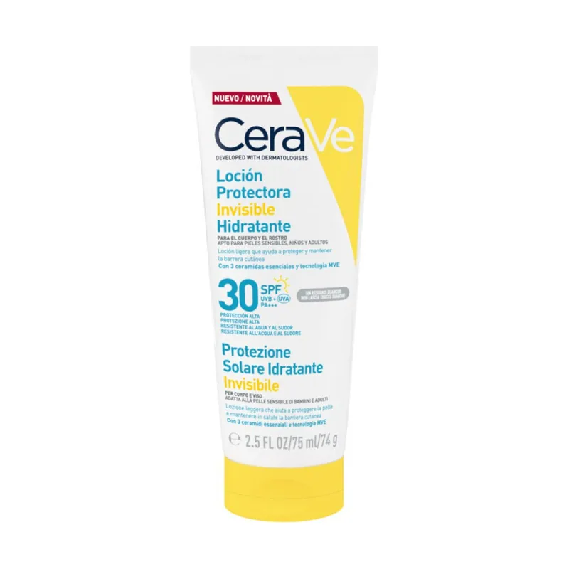 CeraVe Loción Protectora Invisible Hidratante Spf30 75 Ml