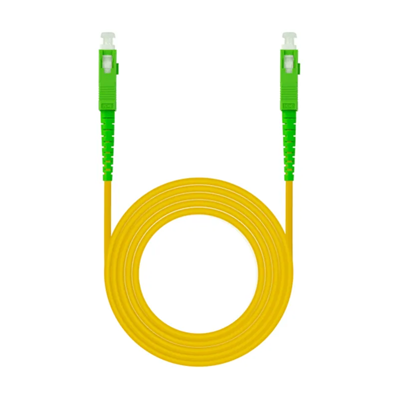 Nanocable Cable fibra SC/APC LSZH Amarillo 10m