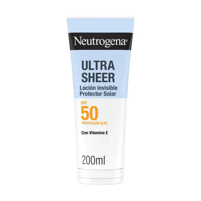 Johnson & Johnson Neutrogena Ultra Sheer Loción Invisible Spf50 200 Ml