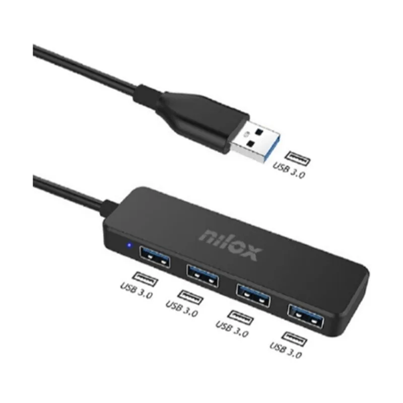 Nilox HUB 4 Puertos USB 3.0