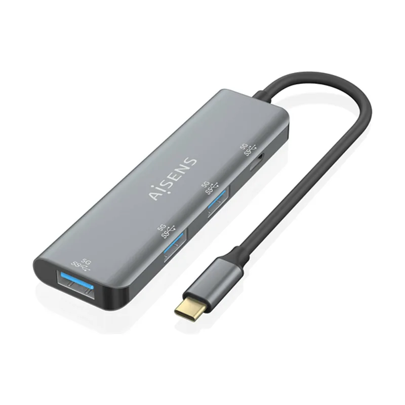 Aisens HUB USB 3.2 GEN1 5G USB-C USB-C/M-1XUSB-C/H-3XUSB-A/H
