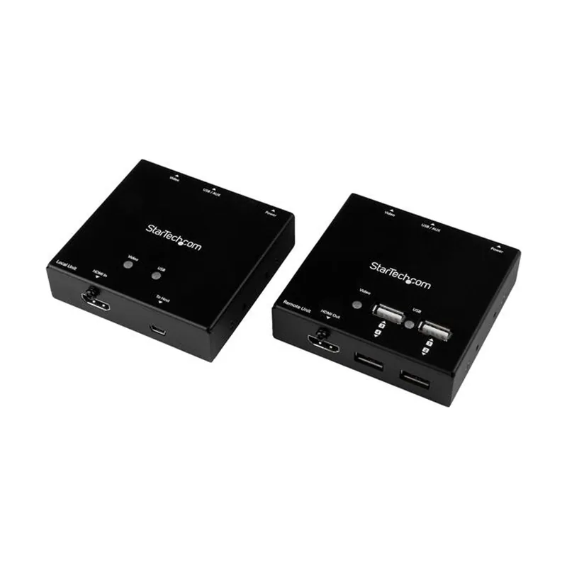 Startech Extensor HDMI POR Cable CAT6 CON HUB USB 4 Puertos