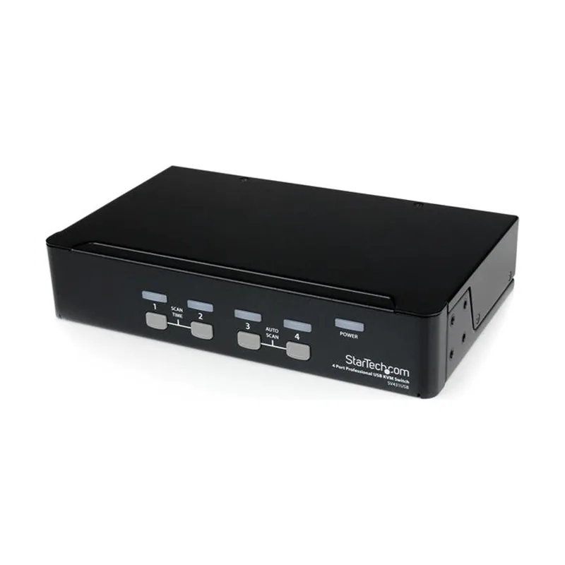 Startech Conmutador KVM Profesional 4