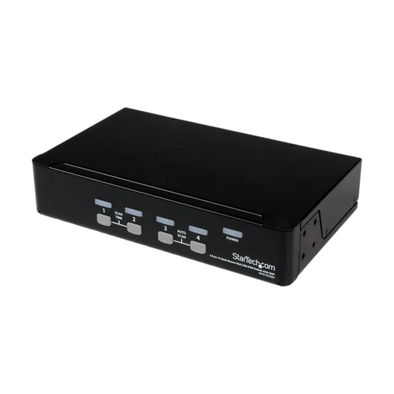 Startech Switch KVM 4 Puertos VGA Rack
