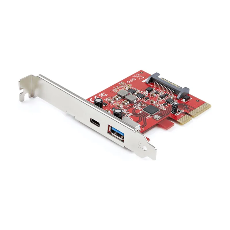 Startech 2-PORT 10GBPS USB-A/USB-C Pcie Card USB 3.1 GEN 2 PCI Expre SS