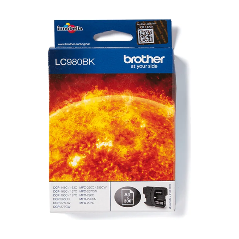 Brother Cartucho Negro LC-980BK