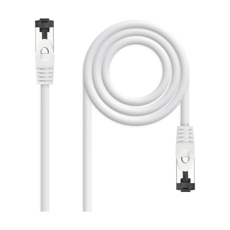 Nanocable Cable red Cat. 8.1 2GHZ SSTP Blanco 2m