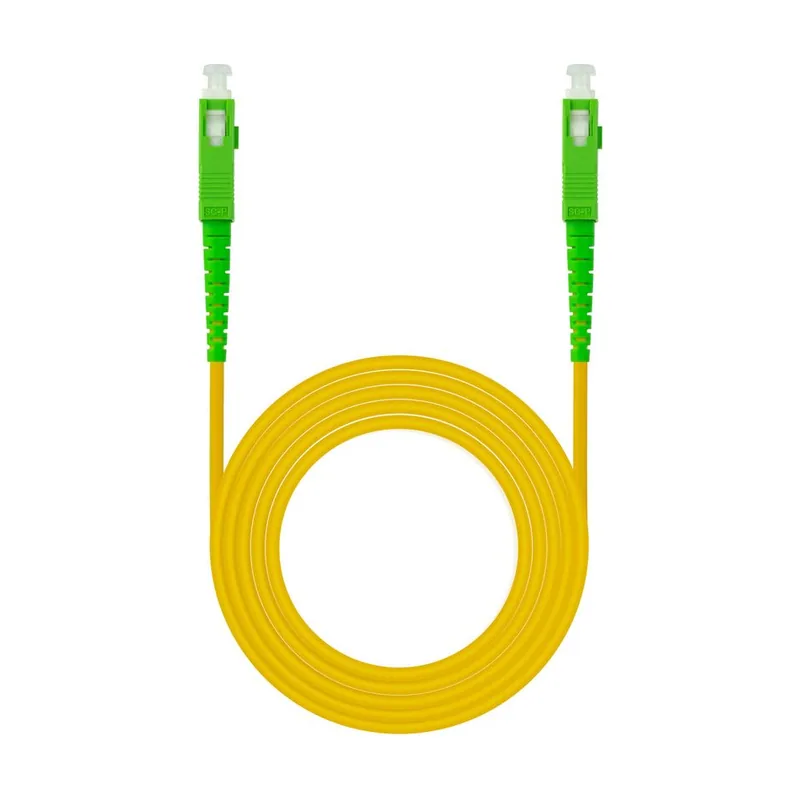 Nanocable Cable fibra SC/APC LSZH Amarillo 5m