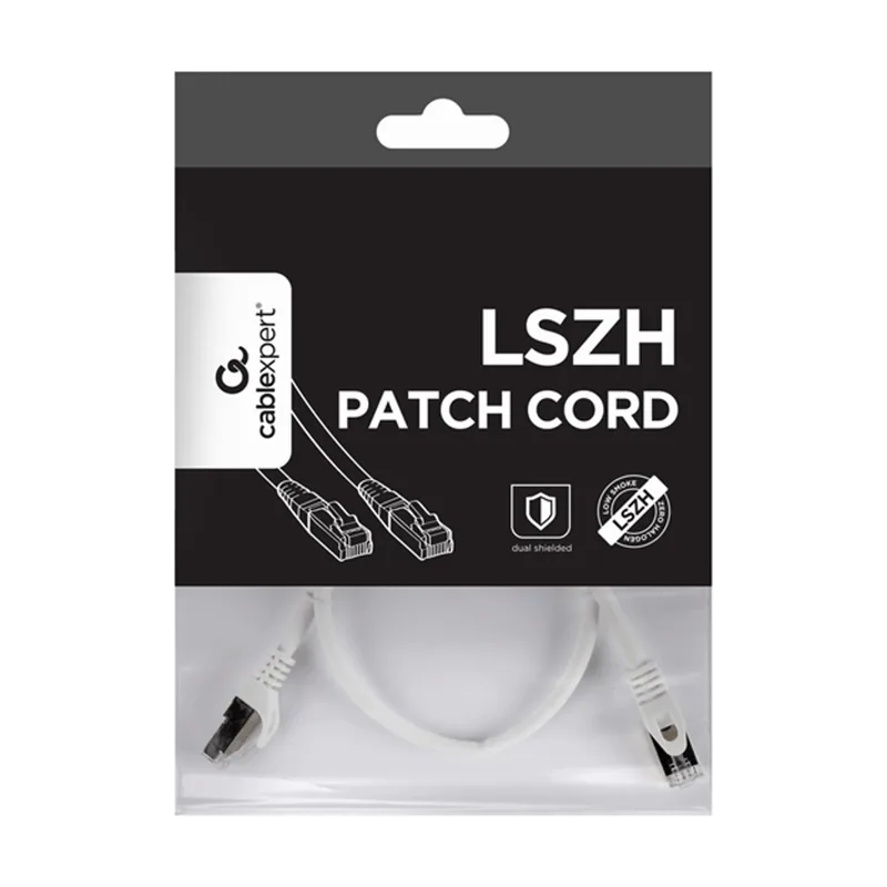 Gembird Cable RED S-FTP CAT 6A Lszh Blanco 0,5 M