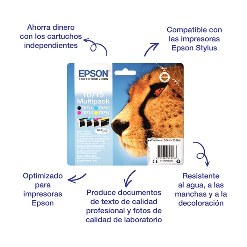 Epson Cartucho Magenta T0713 C13T07134012