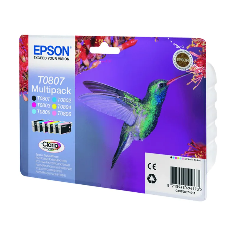 Epson Cartucho Multipack Fotografico 6 Colores C13T08074011