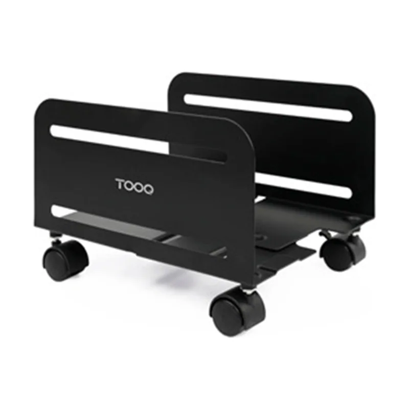 Tooq Soporte para cpu de suelo con ruedas