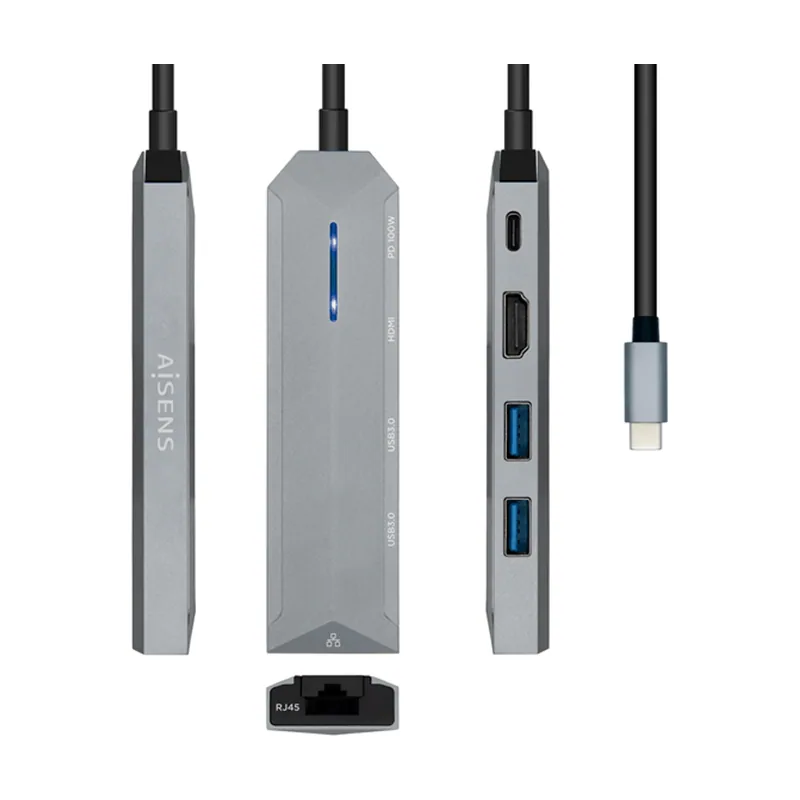 Aisens USB-C dock 5 en 1